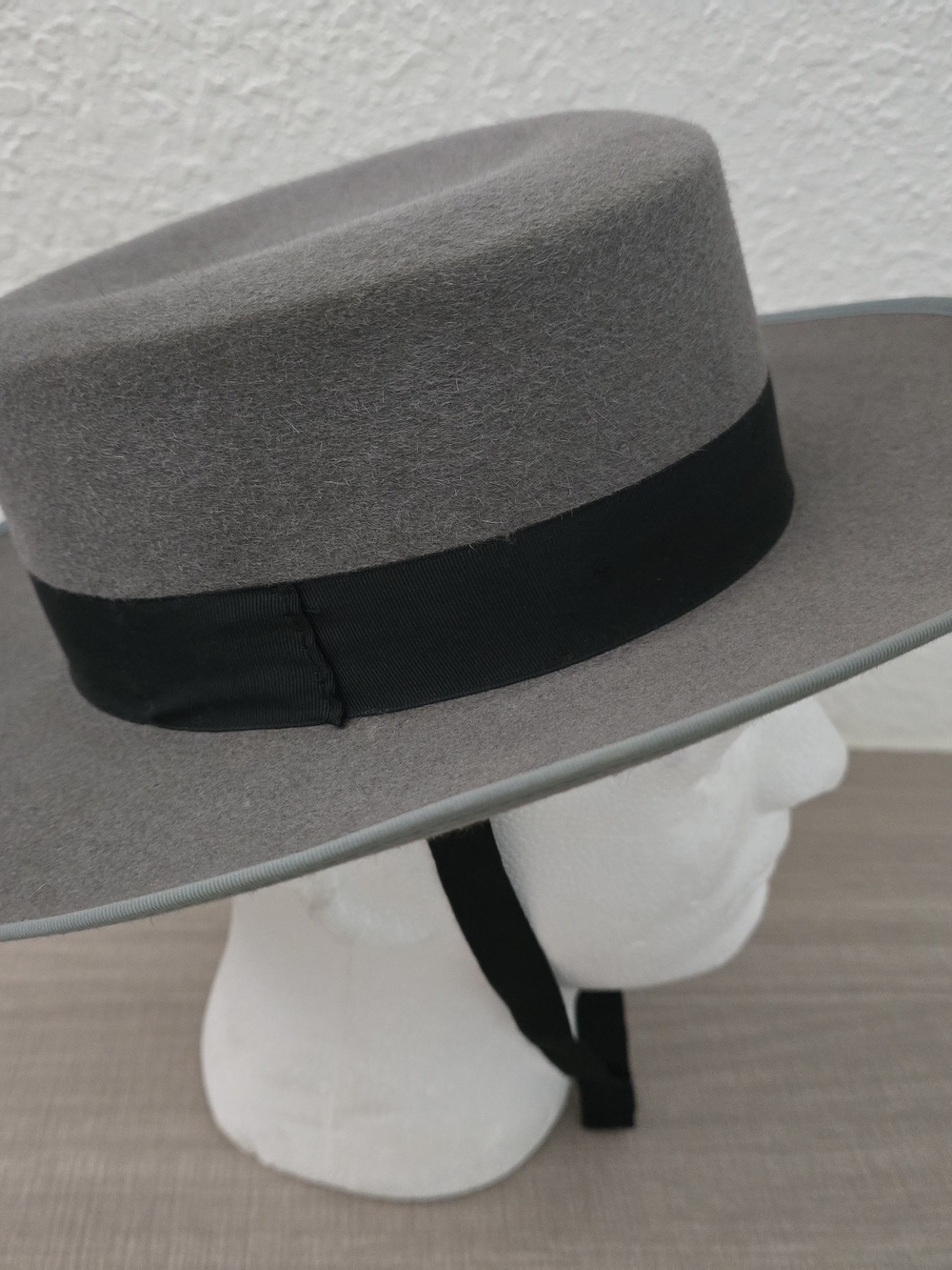 Vintage Clasica Ardaiz Spanish Wool Felt Hat Size 57
